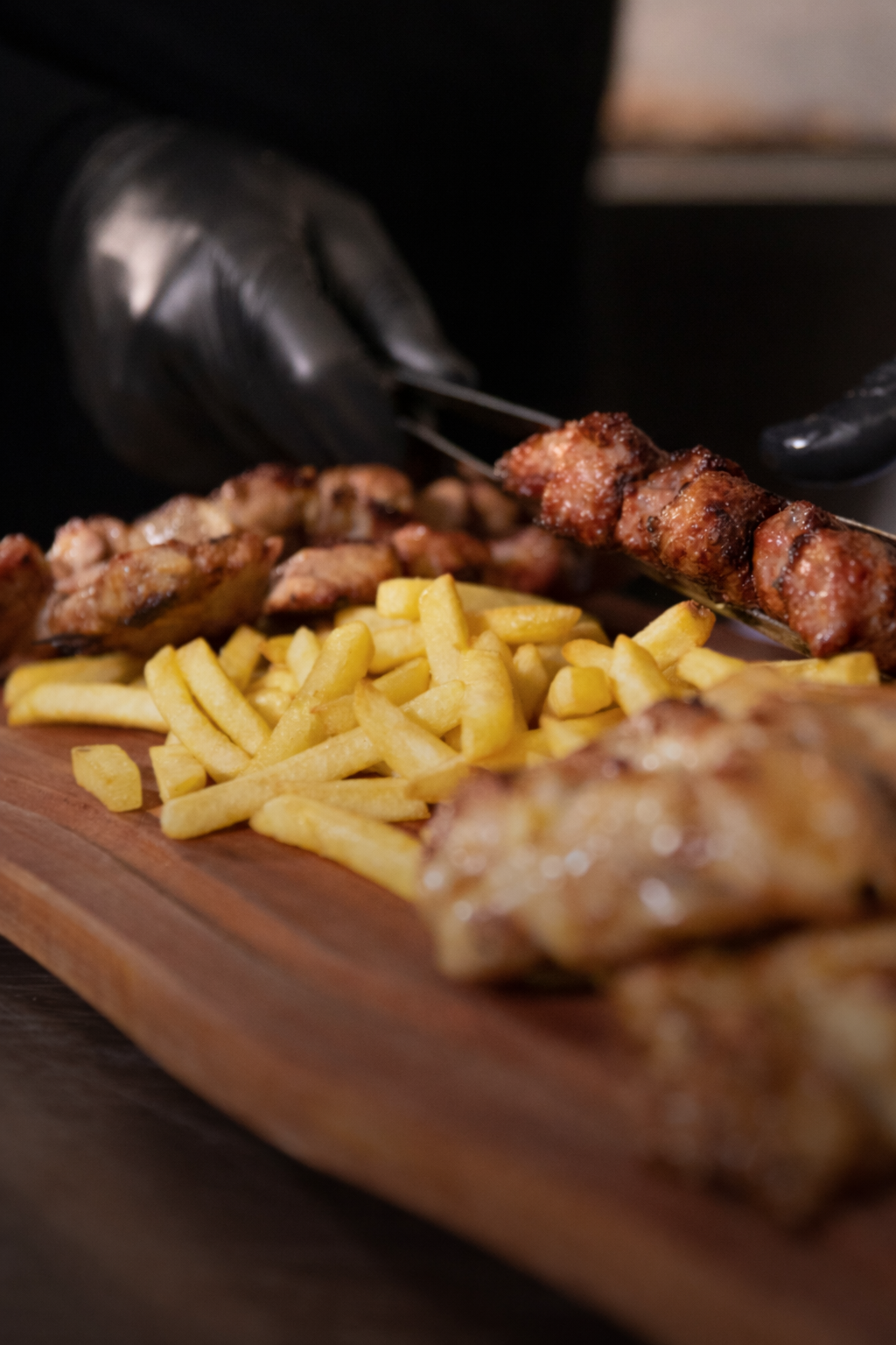 Frisch vom Holzkohlegrill